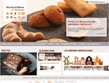 Tablet Screenshot of biscuitsgateaux.com